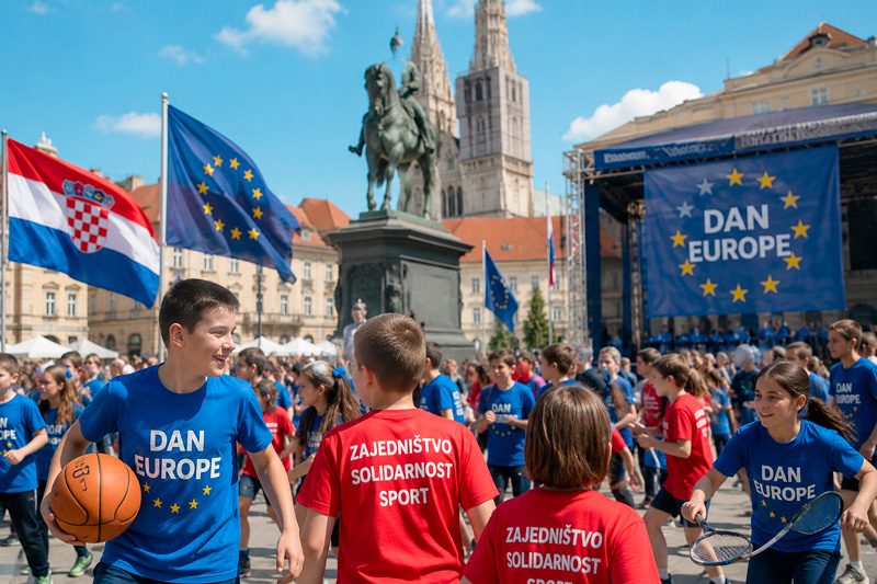 Zagreb u znaku Dana Europe