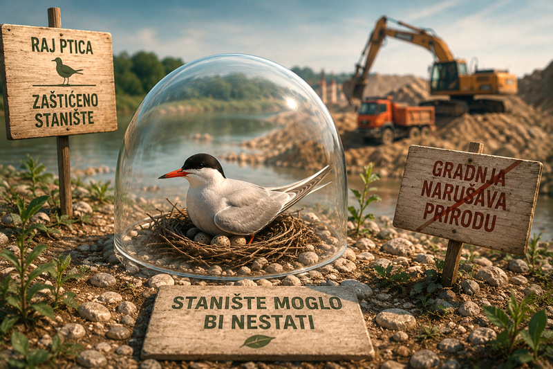 Zbog farme pilića strahuju za raj ptica uz Dravu