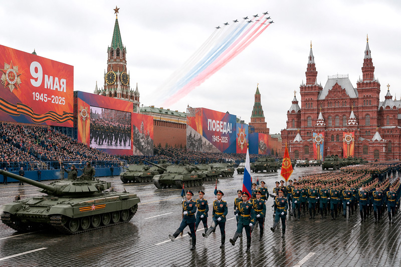 Putin vows victory in Ukraine and targets NATO at Moscows scaled-back parade